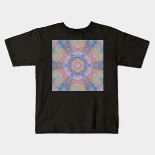 P22C, Abstract Geometric Colorful Unique Original Zen Contemporary Art Kids T-Shirt